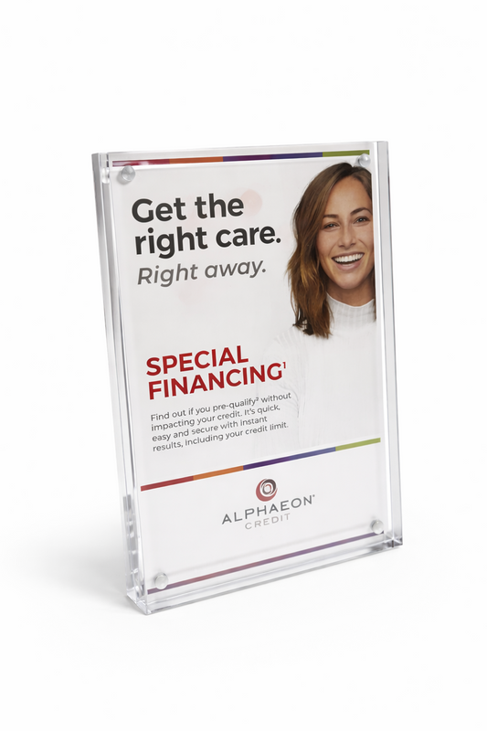 4x6 Financing Acrylic Display